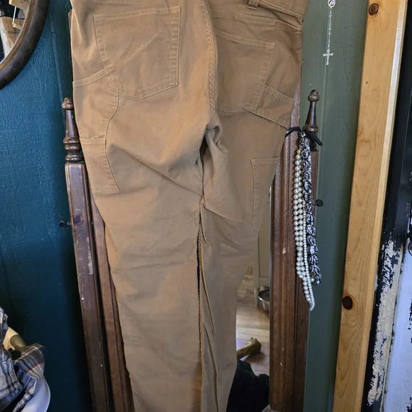 Dovetail Womens Canvas Tan Pants - Picture 5 of 11